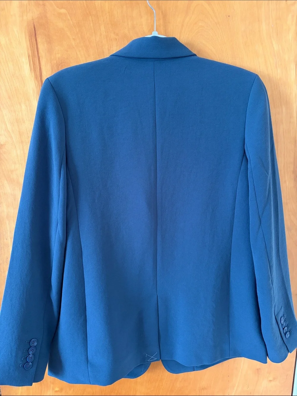 Express Women’s Blue/Teal Two-Button Blazer